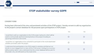 STOP network consent form